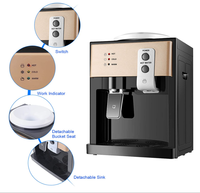 Refroidisseur d'eau de comptoir de bureau à domicile de style moderne Distributeur d'eau chaude et froide de bureau portable de petite taille pour bouteille de 5 gallons