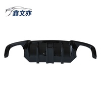 Diffuseur arrière style M5 amélioré intégré avec LED carrées pour BMW Série 5 F10 M5 2010-2016