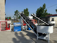 Machine à fabriquer des briques QT4-15S, machine à briques de pavage emboîtables, machine à briques intelligente à commande PLC, machine à briques creuses