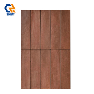 Nouvelles carreaux muraux modernes en porcelaine faits à la main, antibactériens, émaillés, style métro, 60x240mm, pour salle de bain, douche et crédence de cuisine - Product Image 1