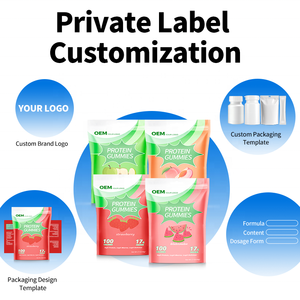 Gummies de protéines de lactosérum de haute qualité à marque privée OEM – Favorisent l'énergie et la croissance musculaire – Commande flexible pour le réapprovisionnement en stock - Product Image 2