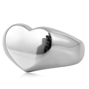 yunnique Heart Shape Stainless Steel 18K Gold Plated <b>Ring</b> For Women Fashion Jewelry Gift - Product Image 4