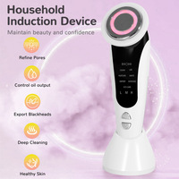 Masseur facial 7 en 1, vibration, compresse chaude, soin de la peau, rajeunissement de la peau, EMS, raffermissement du visage, appareil de beauté du visage