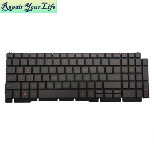 Nuova tastiera per <span class=keywords><strong>Laptop</strong></span> inglese Black US per <span class=keywords><strong>DELL</strong></span> G15 5510 G17 5511 5515 Vostro 5590 7500 con retroilluminazione PK1336N2A00 NSK-DEFCBC - Product Image 5