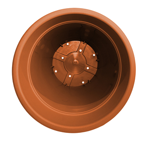 Vaso Rotondo in Plastica Effetto Terracotta Veca Verona 25 cm per Fiori e Piante Elegante Vaso e Fioriera - Product Image 5