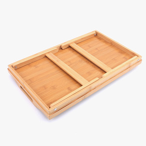 Japanese-style wooden <b>tea</b> <b>tray</b>, hand-held bamboo <b>tray</b>, hotel rectangular serving plate, bamboo bread and pizza plate with - Product Image 2