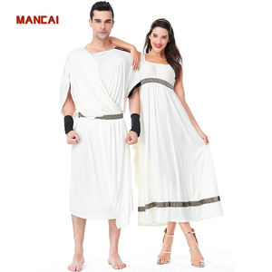 <span class=keywords><strong>Disfraz</strong></span> de <span class=keywords><strong>Pareja</strong></span> de Dioses del Antiguo Egipto, Romántico, Griego, Zeus, Toga, Diosa, Halloween, Mitología Griega <span class=keywords><strong>Medieval</strong></span>, Guerrero Romano - Product Image 1