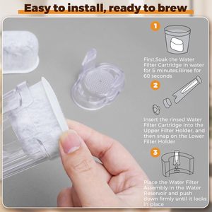 Support de filtre à eau et 2 filtres à eau pour <span class=keywords><strong>Keurig</strong></span> K Compact - Product Image 1