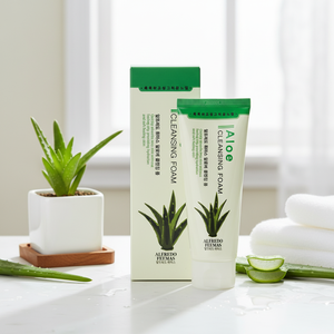 ALFREDO FEEMAS Kbeauty Korea Cosmetic Espuma de Aloe Blanqueadora Antiarrugas Hidratante Limpiador Facial 180ml - Product Image 3