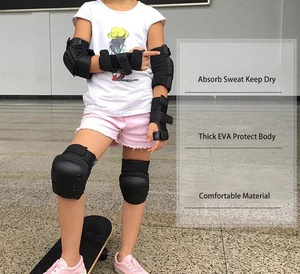 Bán Sỉ Bộ Dụng Cụ Bảo Vệ Xe Trượt Ván Trượt Nội Tuyến Đệm Đầu Gối Bảo Vệ Cổ Tay Khuỷu Tay Cho Người Lớn - Product Image 6