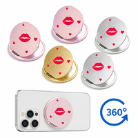 FGX M-1 Nouveau support magnétique pour téléphone avec anneau de maintien pour les séries 16 Pro Max/16 Pro/15/14/13/12, pour les amoureux des chiens, mignon