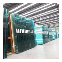 44.2 Verre Feuilleté clair 8.76mm PVB Double Couches En Verre 4 + 0.76 + 4mm Clair de Bâtiment En Verre de Sécurité usine