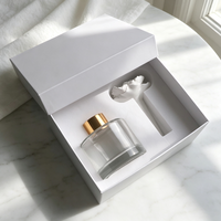 Diffuseur de parfum Finru en pierre aromatique, bouteille de 100 ml, cadeau de luxe, fleur en porcelaine faite à la main, huile essentielle, parfum d'intérieur, désodorisant