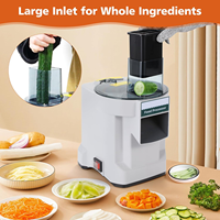 Robot culinaire électrique professionnel 5 en 1, coupe-légumes, trancheuse, hachoir pour fruits, oignons, pommes de terre, appareil de cuisine CE