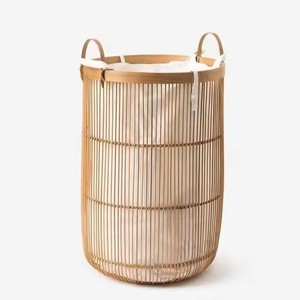 Traditional / Modern Eco-Friendly Storage <b>Baskets</b> Flexible Clothing Round/Rectangle/<b>Square</b> Bamboo <b>baskets</b> - Product Image 2