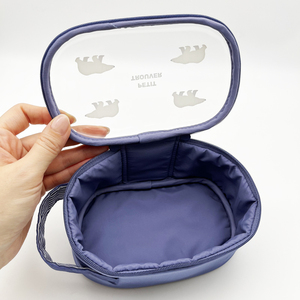 Sac à déjeuner Oxford léger et étanche en PVC, sac à cosmétiques imperméable de 10 pouces, impression sur toute la page - Product Image 5