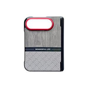 เคสโทรศัพท์ iPhone Duo แบบกำหนดเองจากโรงงาน ลายไม้ต่อกัน ป้องกันการกระแทก น้ำหนักเบา แข็งแรง ทนทาน พับได้ - Product Image 6