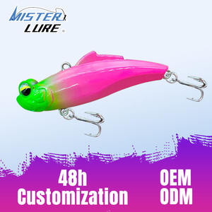 Umpan Buatan MISTER LURE 70mm 11g, Umpan Keras VIB, Mata Katak Besar yang Menarik, Umpan Pancing Getar - Product Image 1