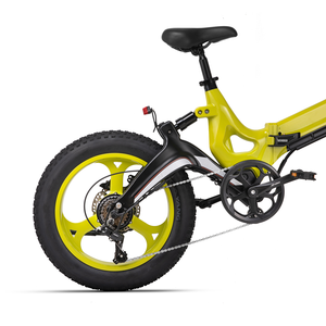 AB'de Stokta NX Lüks Bisiklet Sarı Turuncu Katlanabilir İyi Şok Emilimi Sağlayan Bisiklet 20" Şehir Bisikleti Erkekler ve Kadınlar için - Product Image 3
