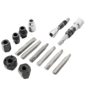 Kit d'outils pour poulie d'alternateur automobile, 18 pièces, boîtier rigide en acier allié, entraînement par douille de 1/2 pouces, pour réparation automobile - Product Image 2