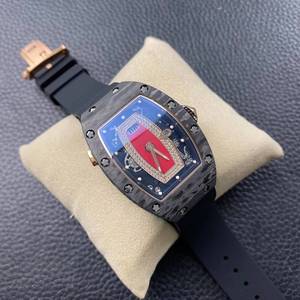 High-end luxury 0701 women's wristwatch, red lip diamond-embellished hollow dial, business casual gift <b>mechanical</b> <b>watch</b> - Product Image 2