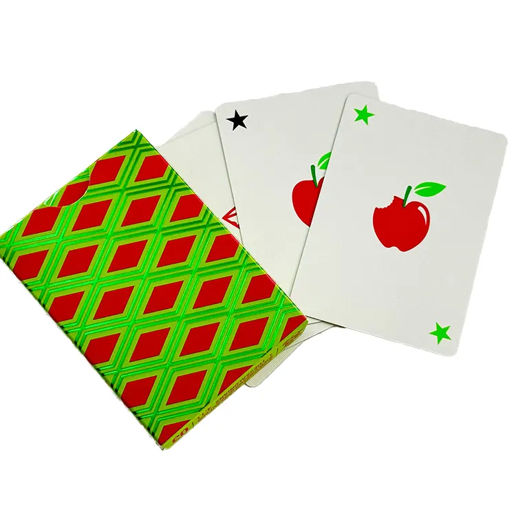 Kartu bermain kasino kode batang pabrik kualitas terbaik Logo kustom Bridge ukuran sihir plastik kartu bermain Poker