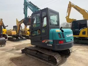 Mini excavadora SWE60 de segunda mano con certificado EPA CE, compacta, potente, lista para trabajar, buenas condiciones, precio competitivo, excavadoras de 6 toneladas - Product Image 4