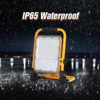 KCD Multifuncional Temporal 30W 50W 100W 2000 Lúmenes Delgado Inalámbrico 12V Batería Luz de Trabajo LED Portátil Recargable Luz de Trabajo