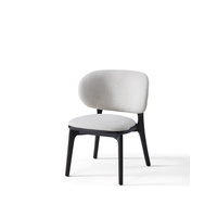 Chaise de salle à manger vintage en cuir PU marron avec cadre en métal style mid-century, chaise rembourrée rétro
