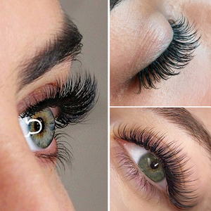 Extensions de cils plates Stars Colors Air <span class=keywords><strong>Noir</strong></span>/Brun 0,15-0,20 mm Courbure B/C/D 8-15 mm Plateau de 12 rangées - Product Image 5