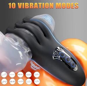 Entrenador vibrador de glande de 10 velocidades, Juguetes sexuales para hombres, retraso duradero, resistencia, <span class=keywords><strong>exer</strong></span>, masturbador masculino, vibrador de masaje, copa de masturbación % - Product Image 2