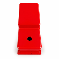 Cache de protection en aluminium usiné CNC et thermolaqué pour compartiment de navire de transport, boîtier de boîte de jonction d'instruments marins avec bride
