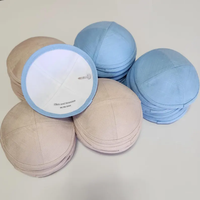 Kipá de Buena Calidad para Bodas, Kipá para Eventos, Color Personalizado, Kipá de Lino y Algodón, Yarmulke Judía Personalizada