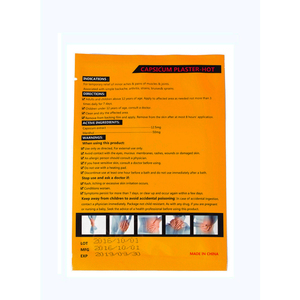 Productos de tendencia 2025 parche para aliviar el dolor OEM ODM chino tópico yeso de hierbas naturales yeso Capsicum-Hot - Product Image 5