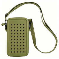 Chinfai Nouveau design unique Sac mini en silicone véritable pour femme Sac de téléphone tendance Sac bandoulière quotidien