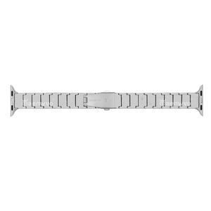 Ladies Luxury Breathable Charm Stainless Steel Smartwatch Band Foldover Clasp Bright Colors for for Watch Women Girls - Product Image 2