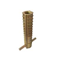 Connecteur de levage pour barres d'armature HRB400 en zinc jaune avec goupille transversale anti-rotation, insert préfabriqué intégré