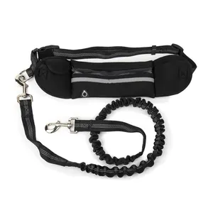 5 In 1 Nylon doppio Bungee guinzaglio impermeabile marsupio personalizzato marsupio petto mani libere guinzaglio cane