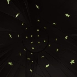 La coperta da letto per bambini è adatta sia per i letti dei ragazzi che dei ragazze. Il motivo <span class=keywords><strong>a</strong></span> stelle notturne illuminato dal buio - Product Image 3