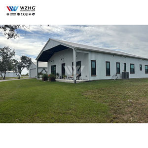 โรงนาโครงสร้างเหล็กพร้อมระบบระบายอากาศขั้นสูงออกแบบการควบคุมความชื้นเพื่อการถนอมพืชและปศุสัตว์ที่ดีที่สุด - Product Image 1