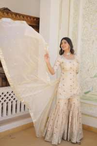 Top prêt à l'emploi de designer de qualité supérieure-collections gharara-dupatta pour l'exportation - Product Image 6