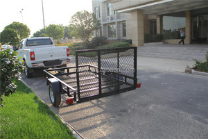 4x6 5x8 5x10 remorque de paysage de décharge utilitaire enduit de poudre - Product Image 4