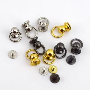 Meetee Bf069 Mạ Túi Xách Trang Trí Đinh Tán Nhẫn Nail Túi Dây Đeo Side Clip Khóa Với Vít Phụ Kiện Phần Cứng Cho Hành Lý - Product Image 4