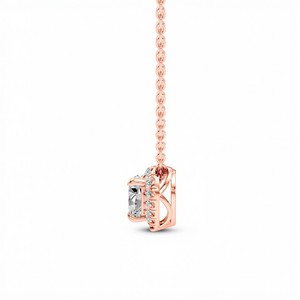 Elegante Colgante de Diamante Creado en Laboratorio con Corte Corazón de 0.50 Quilates para Mujer, Color VVS VS EF, Plata de Ley 925, Oro de 10KT 14KT 18KT, Regalo - Product Image 2