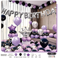 Ballons gonflables en aluminium Joyeux Anniversaire, lettres et chiffres gonflables à l'hélium, décoration pour fête d'anniversaire d'enfants et baby shower