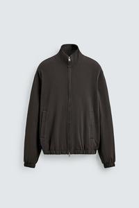 Felpa con Cappuccio Vintage in Maglia di Cotone 100% con Zip, Stile <span class=keywords><strong>ZA</strong></span> <span class=keywords><strong>RA</strong></span>, in Pile Oversize con Chiusura a Cerniera - Product Image 6