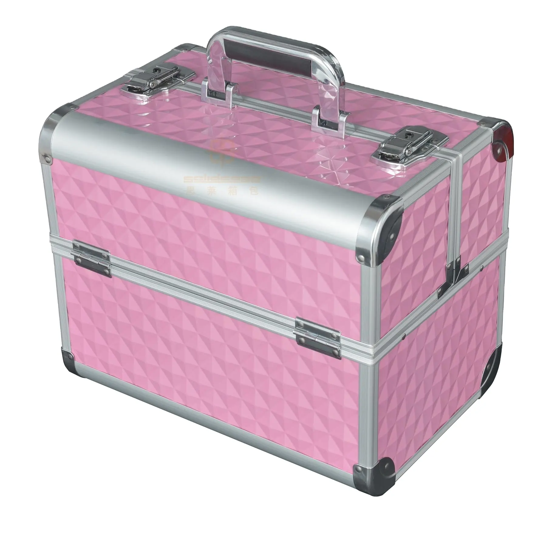 Professional Rolling Makeup Train Case on wheels Lockable Artist Makeup Cosmetic Case holiday gift blakcfriday