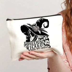 Pochette à cosmétiques imprimée Witch Moon, organiseur <span class=keywords><strong>de</strong></span> <span class=keywords><strong>maquillage</strong></span> Granddaughters of the Witches, pochette à fermeture éclair Witchy, cadeau - Product Image 2