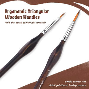 11 taille <span class=keywords><strong>petit</strong></span> ensemble de pinceaux de <span class=keywords><strong>peinture</strong></span> de détail fin pinceaux de modèle de passe-temps pour aquarelles acryliques et <span class=keywords><strong>peinture</strong></span> par numéro - Product Image 2