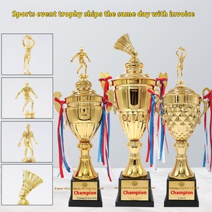 Trophée métallique personnalisé pour Campus Football Badminton Basketball Tennis de Table Impression Créative Cristal Compétition Médaille <span class=keywords><strong>Plaque</strong></span> - Product Image 2